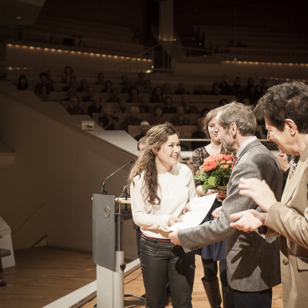 Prizewinner Ceremony Grand Prix Emanuel Feuermann @Philharmonie ©Dan Hannen