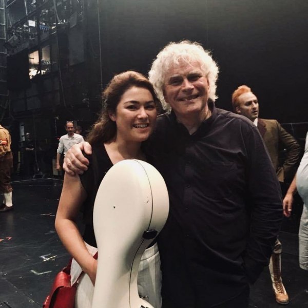 with Simon Rattle at Staatsoper Berlin